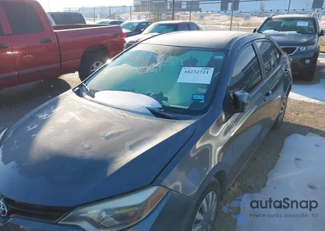 2015 Toyota Corolla L из США, поврежденный, VIN 5YFBURHE2FP179223